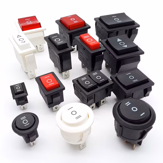 Kc UL VDE Kcd1 Gris Negro Blanco 20 mm 3 pines encendido