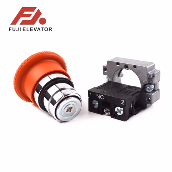 Botón del interruptor de parada de emergencia del ascensor general Xb2BS542c