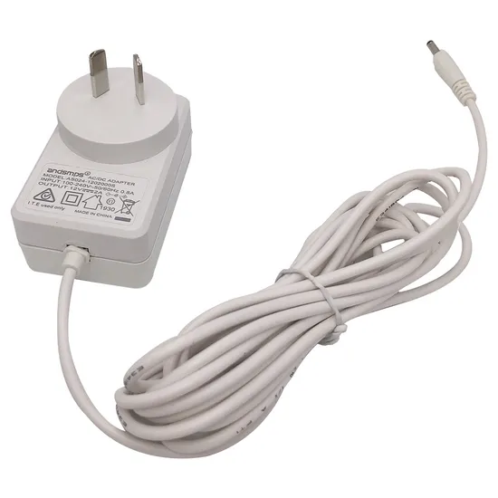 Venta al por mayor de fábrica 15W Australia AC DC Adaptador de pared 5V 3A SAA Cargador de corriente con enchufe Au para luz LED