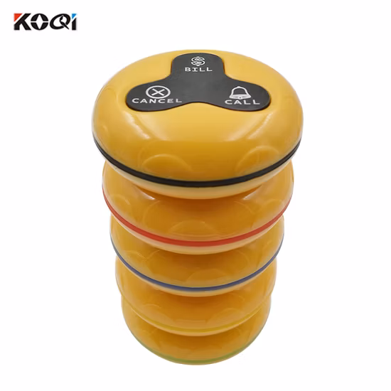 Botón de timbre de llamada de cliente resistente al agua de 433,92 MHz con 3